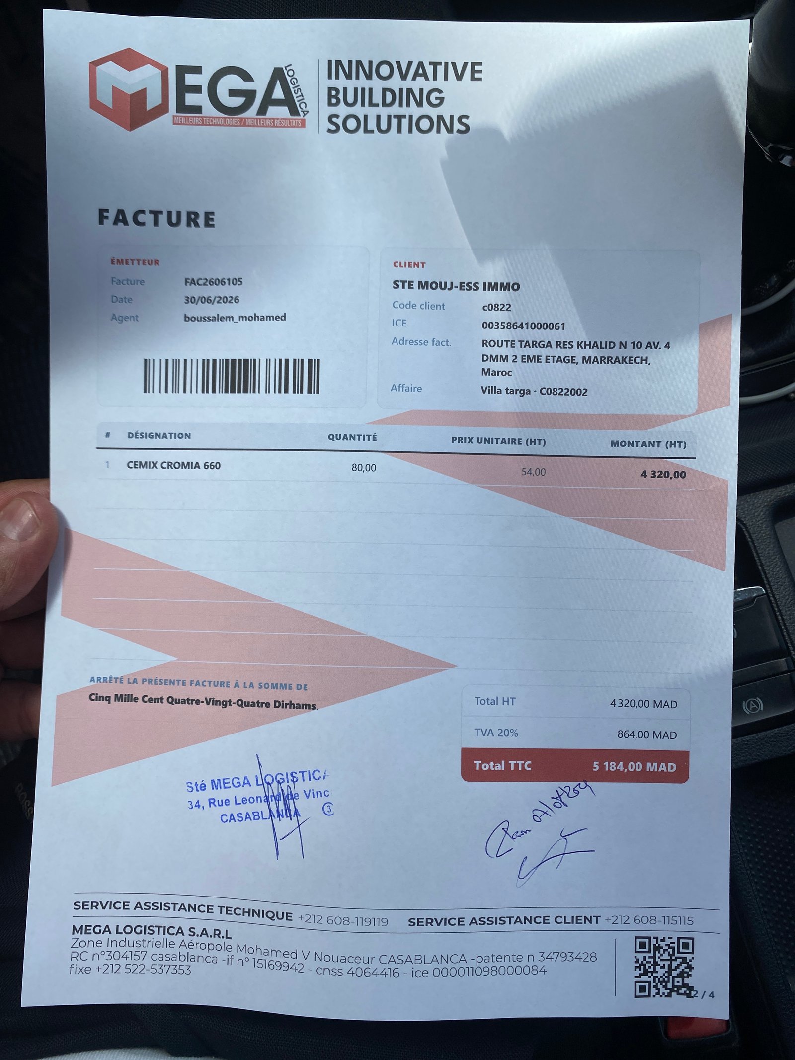 Image facture