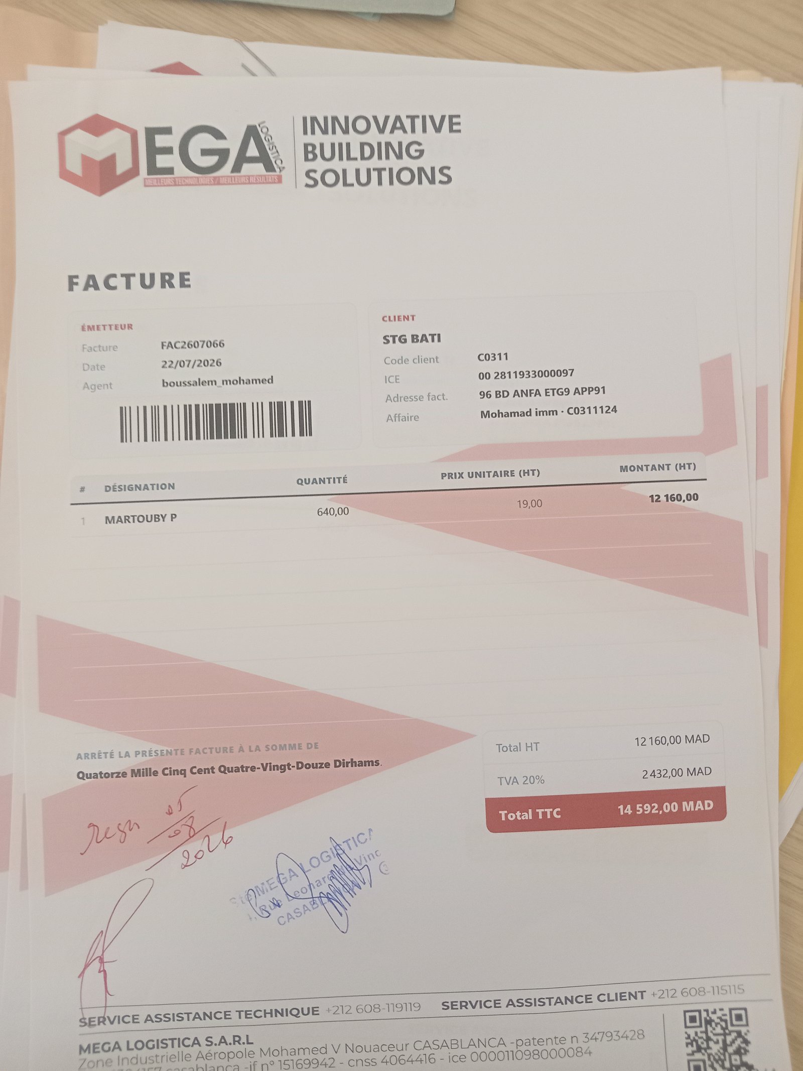 Image facture