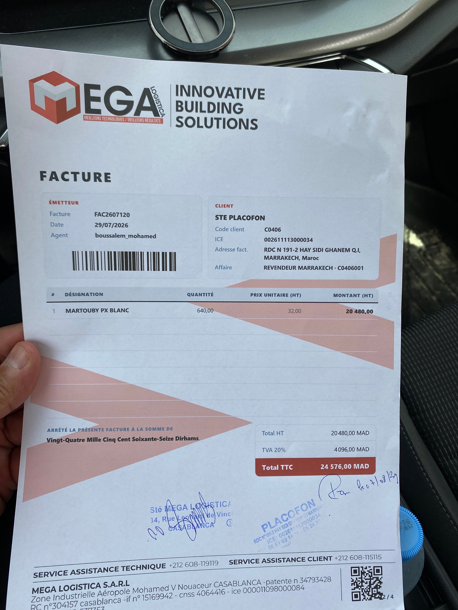 Image facture