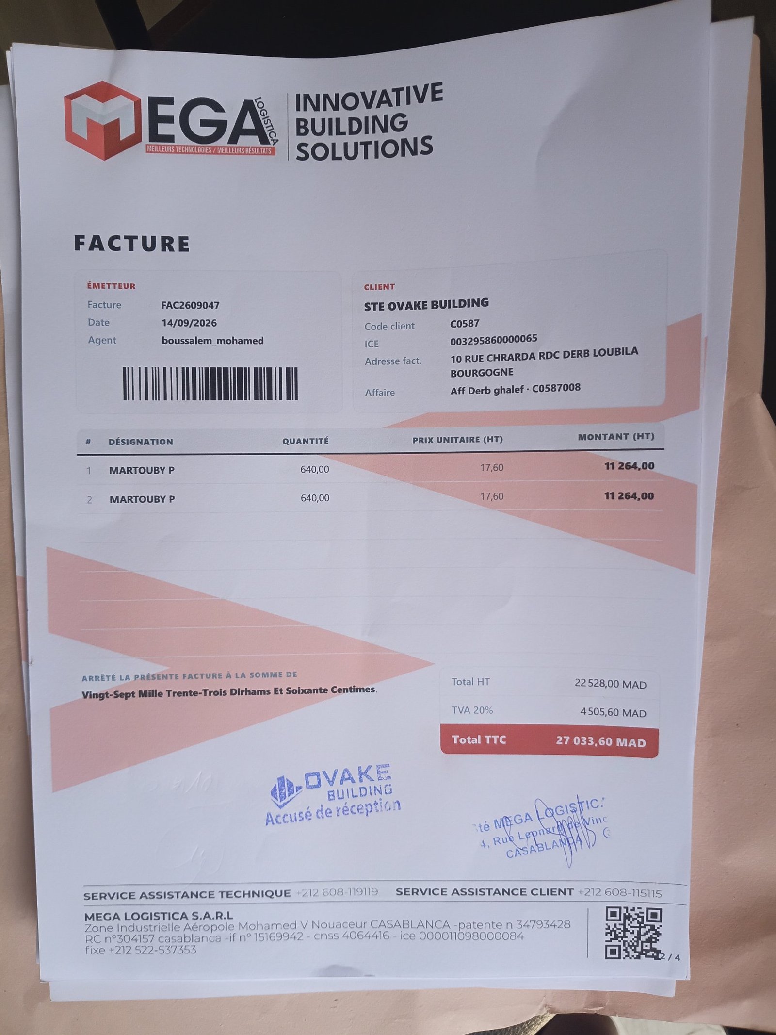 Image facture