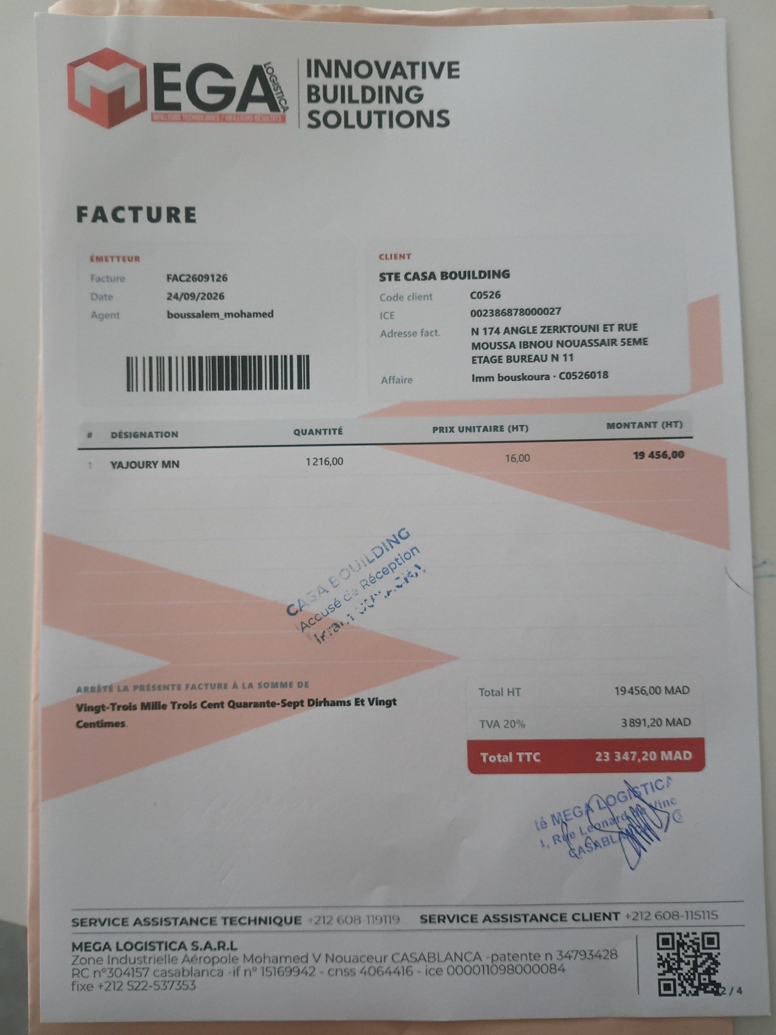Image facture