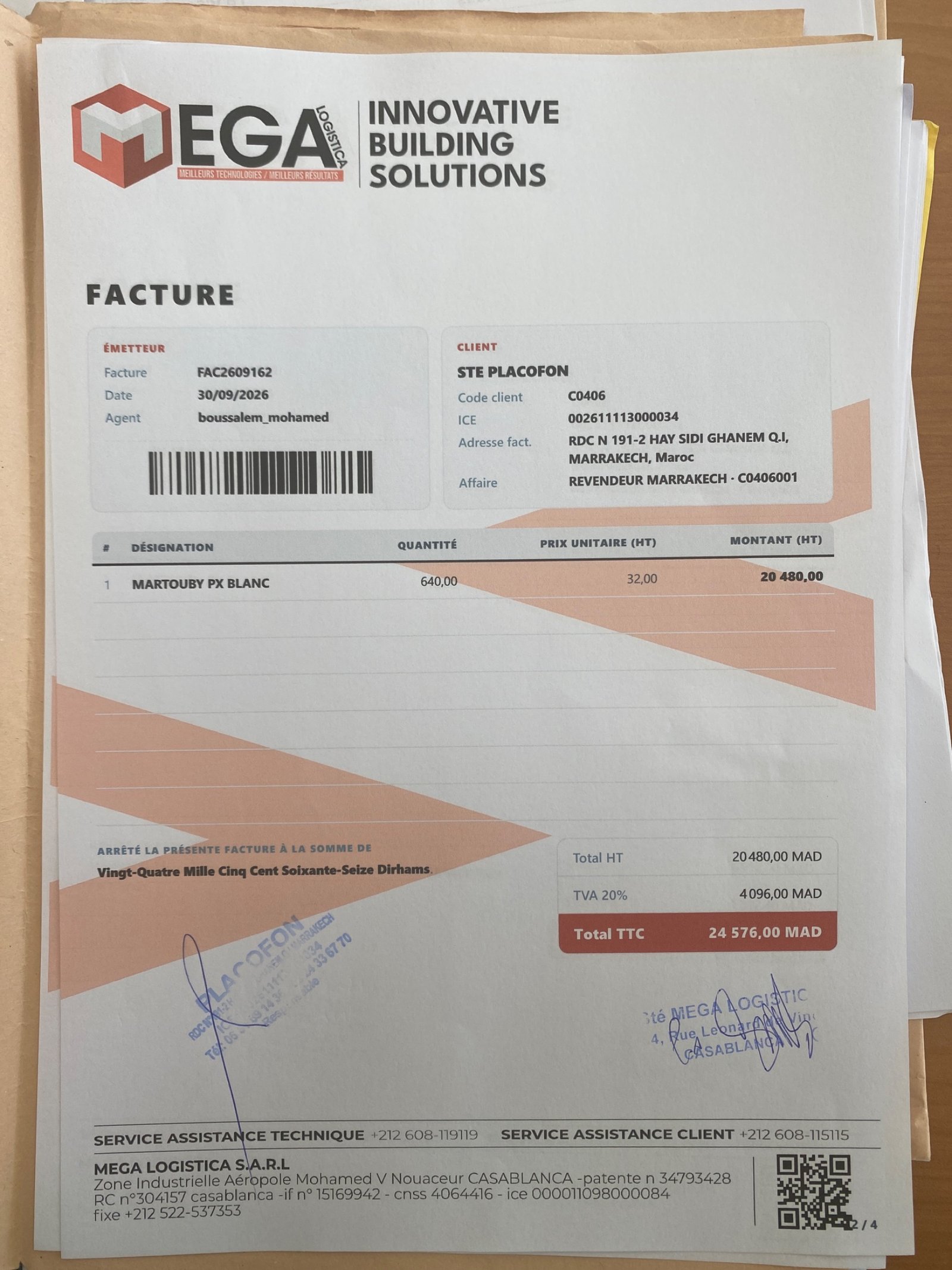 Image facture