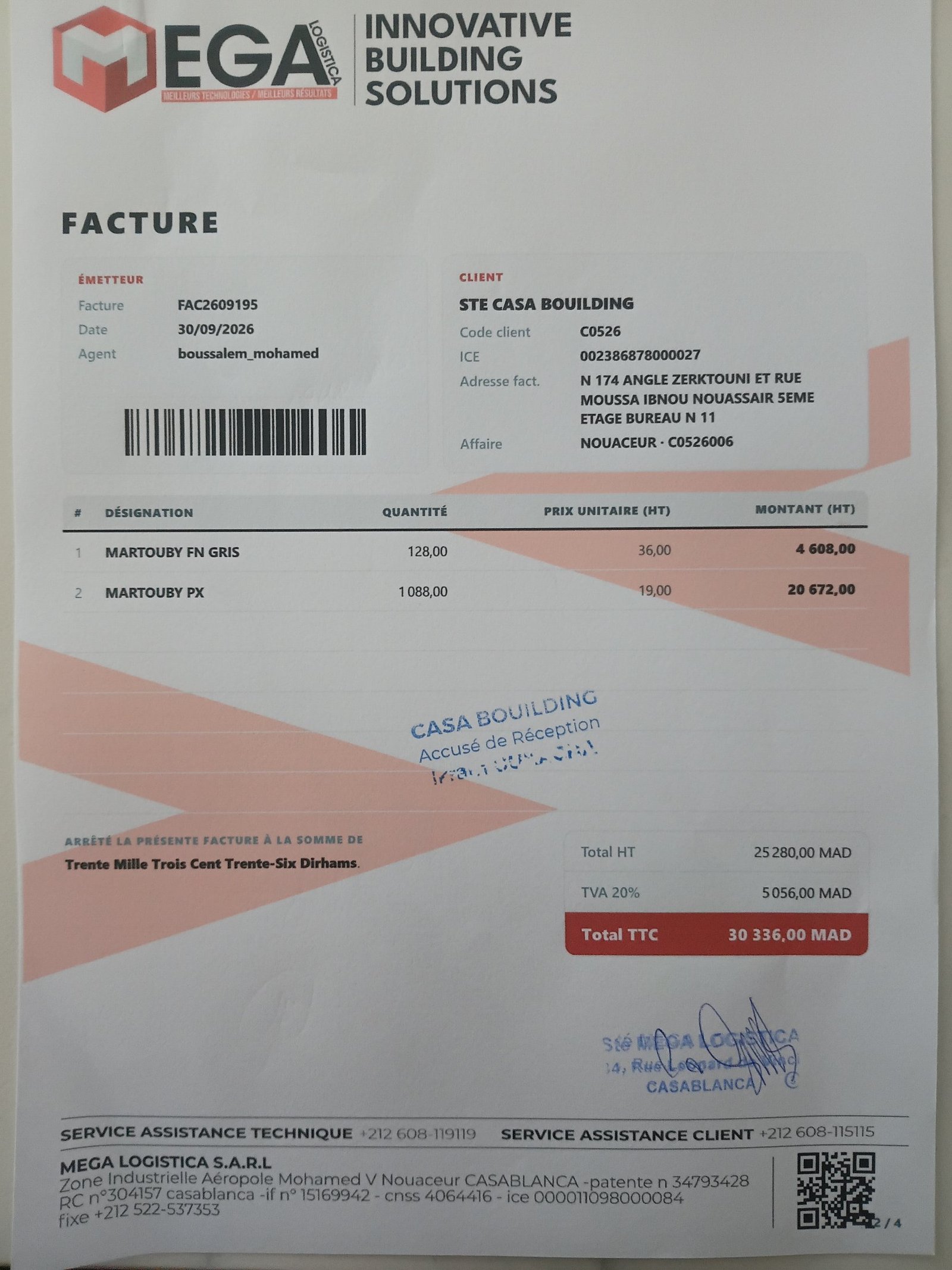 Image facture