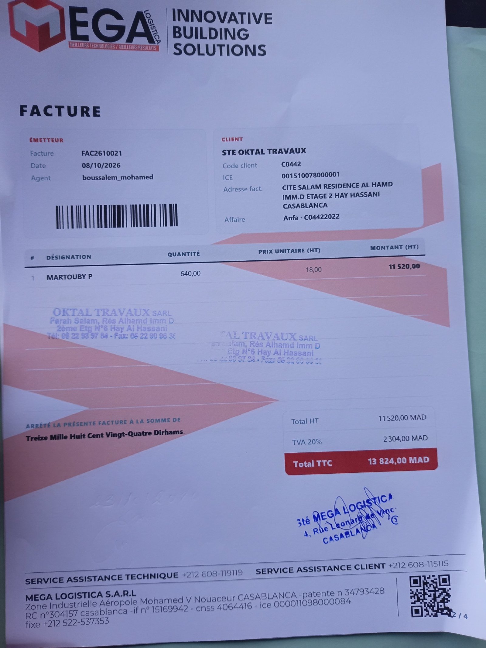 Image facture