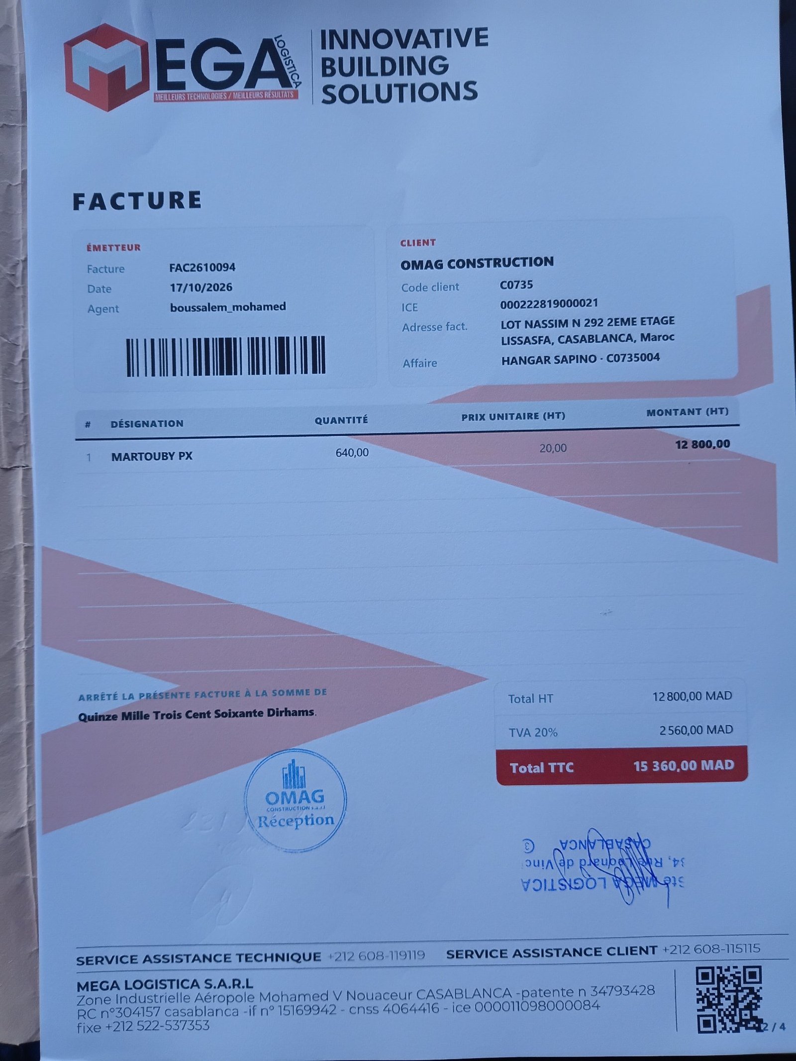 Image facture