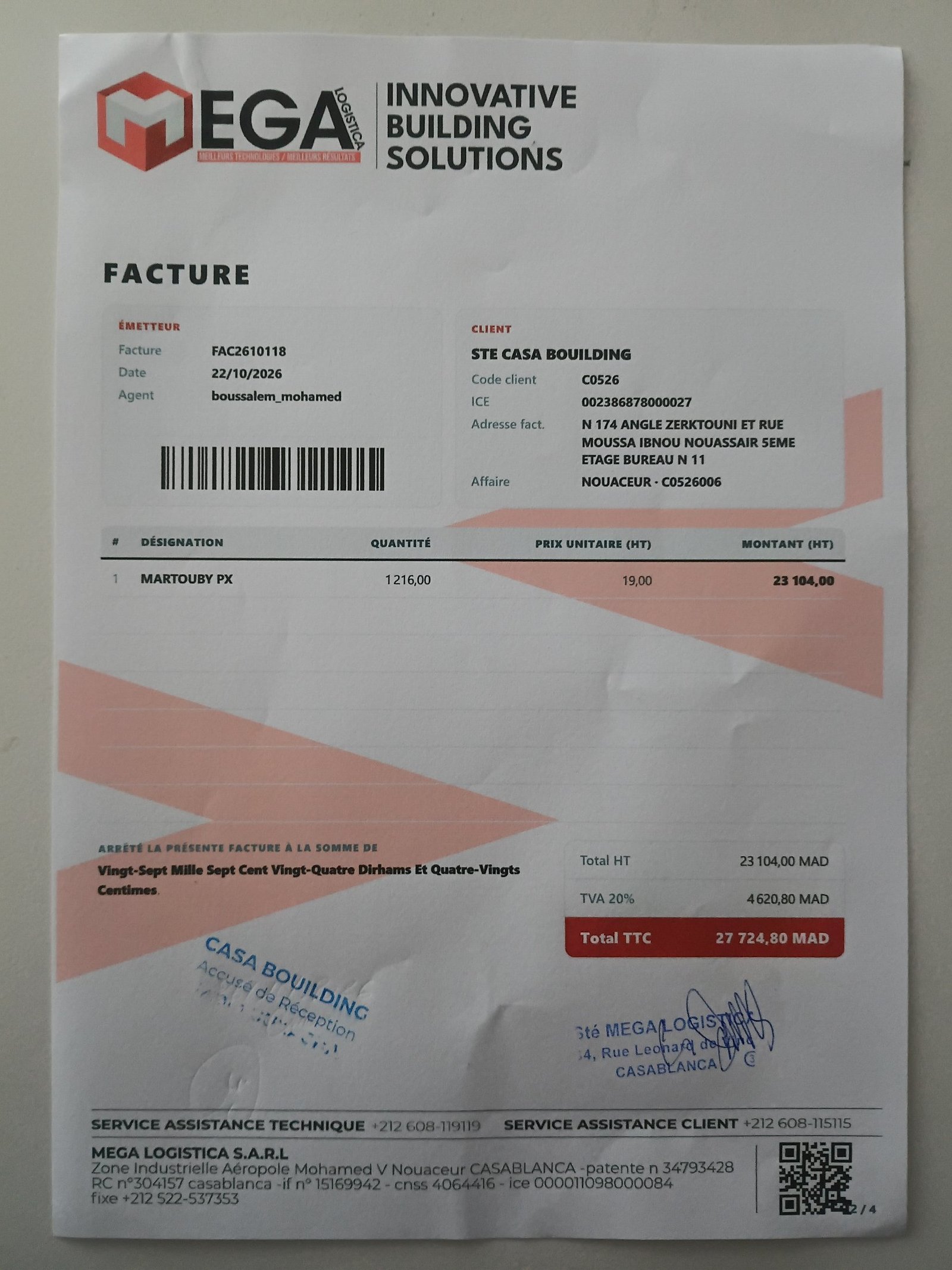Image facture