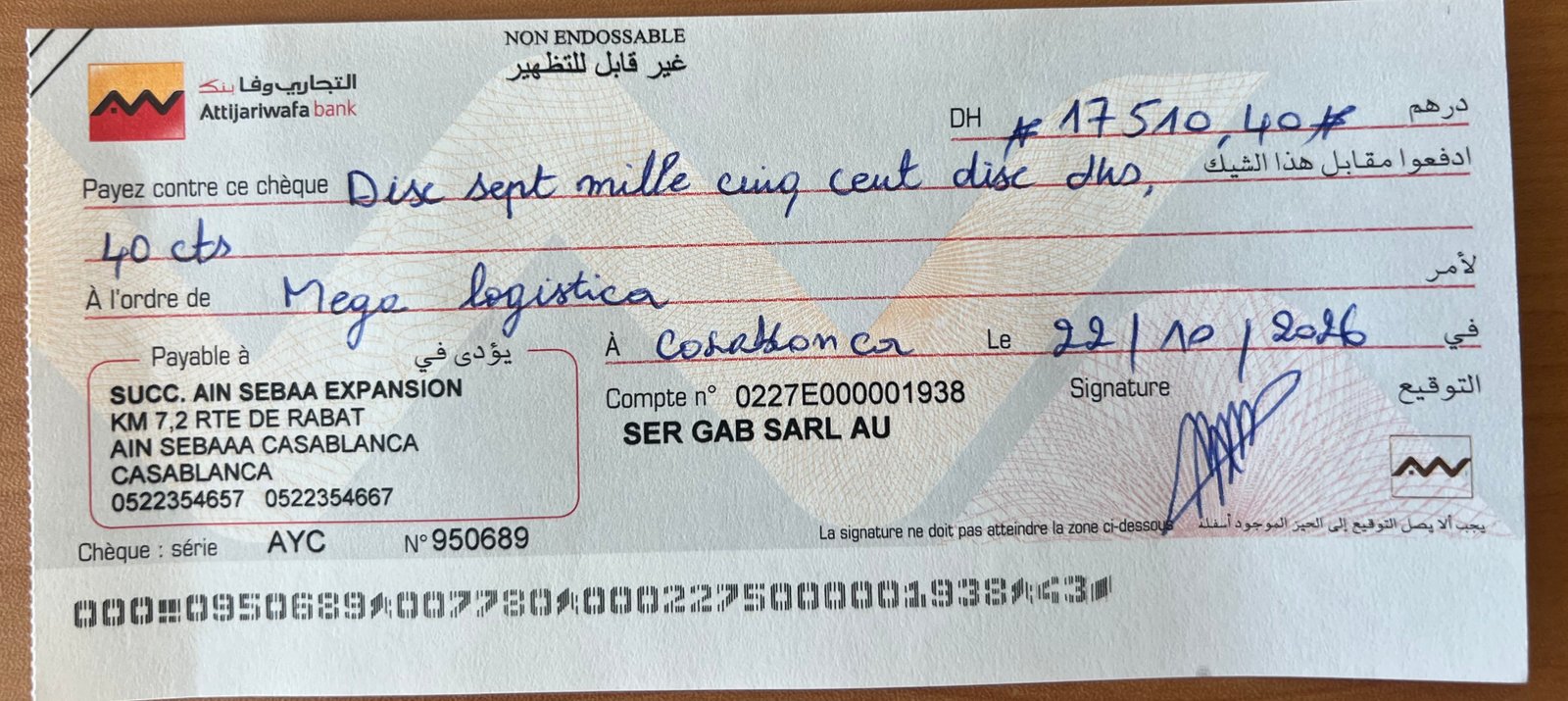 Justificatif